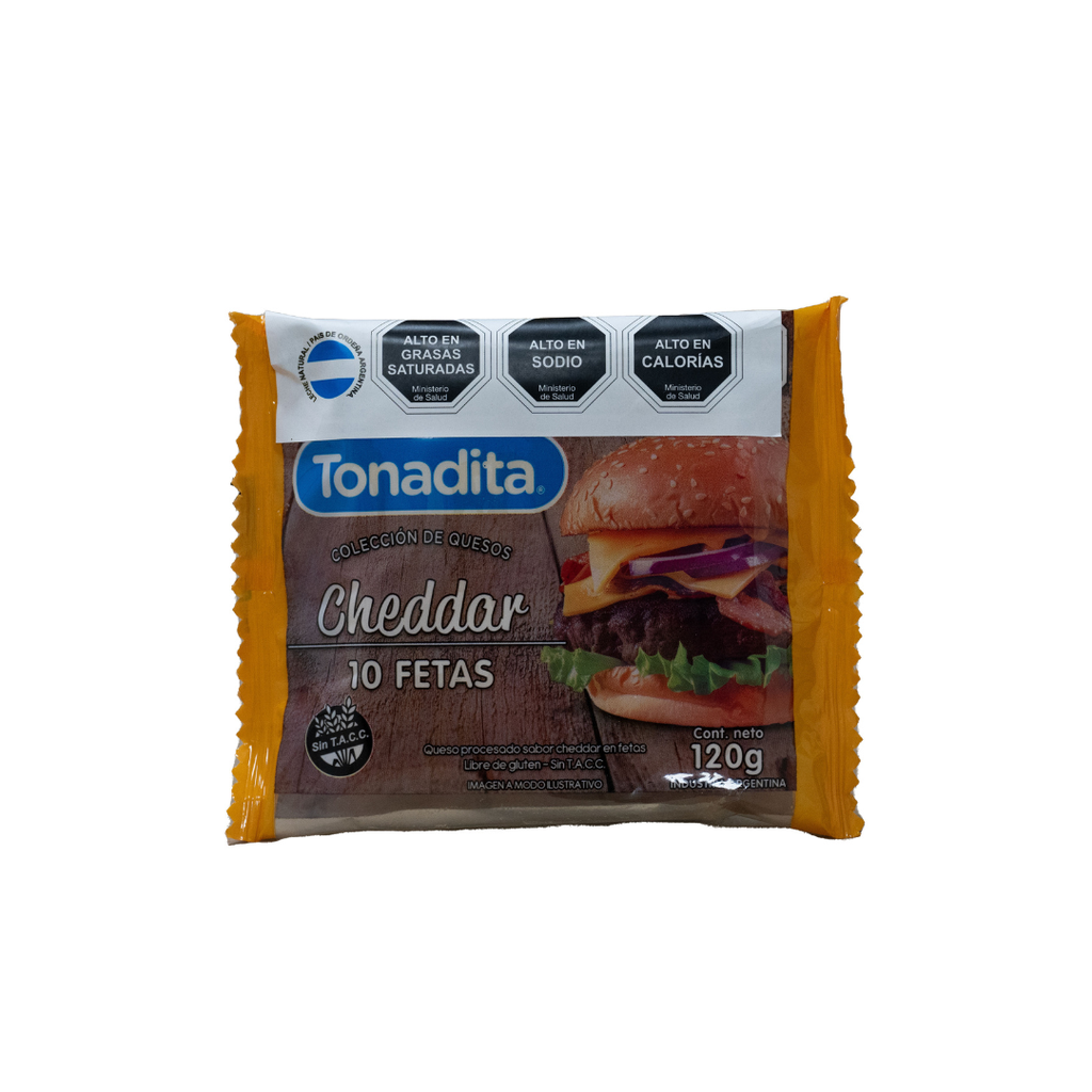 CHEDDAR - TONADITA - 120G.