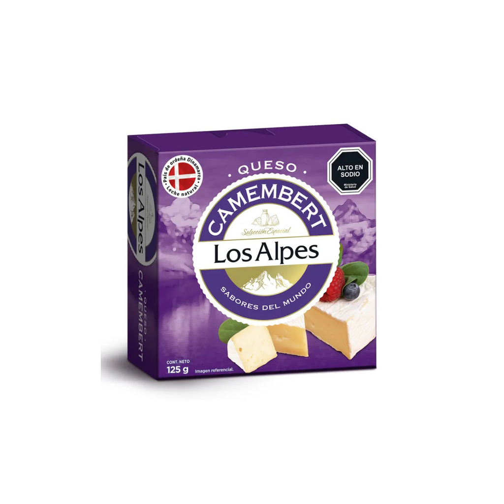 CAMEMBERT - LOS ALPES - 125G.
