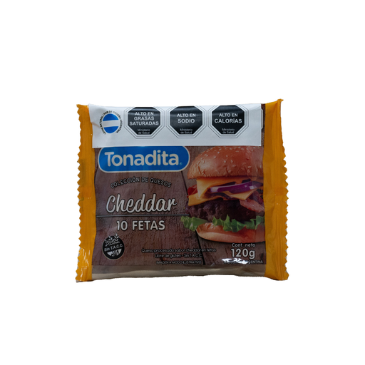 [E127] CHEDDAR - TONADITA - 120G.