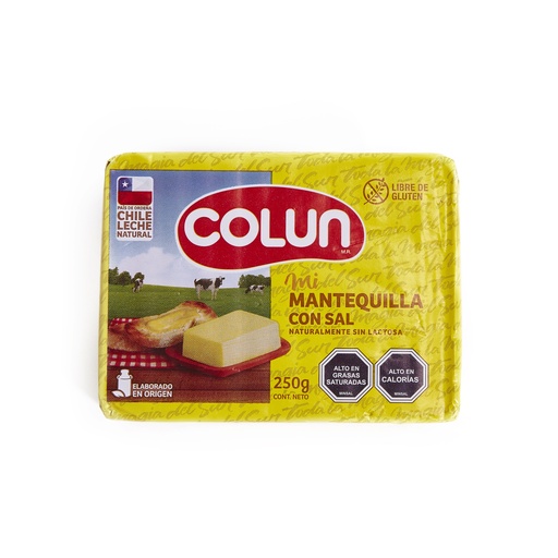 [B55] MANTEQUILLA CON SAL - COLUN - PAN 250G