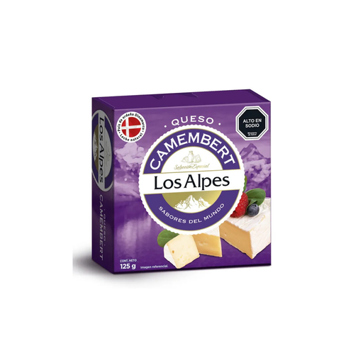 [E68] CAMEMBERT - LOS ALPES - 125G.