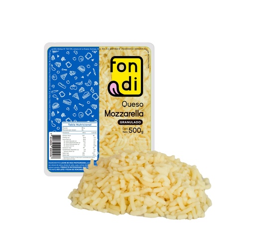 [F8] MOZZARELLA GRANULADA - FONDI - 500G